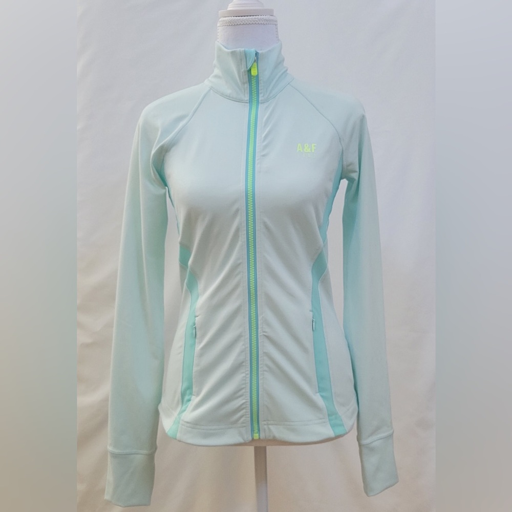 Abercrombie and Fitch Tiffany Blue Athletic Jacket